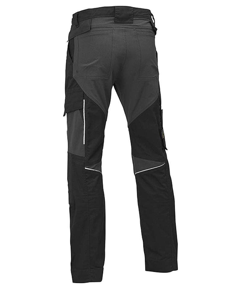 Stretch werkbroek Bilbao 4-Work zwart achterkant