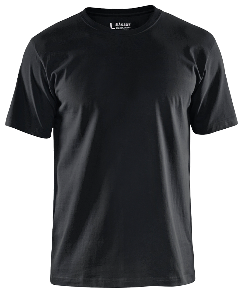 tshirt blaklader 330 zwart voorkant