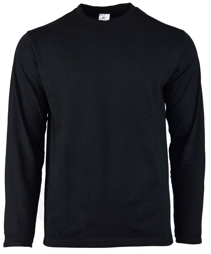 T-shirt lange mouwen zwart