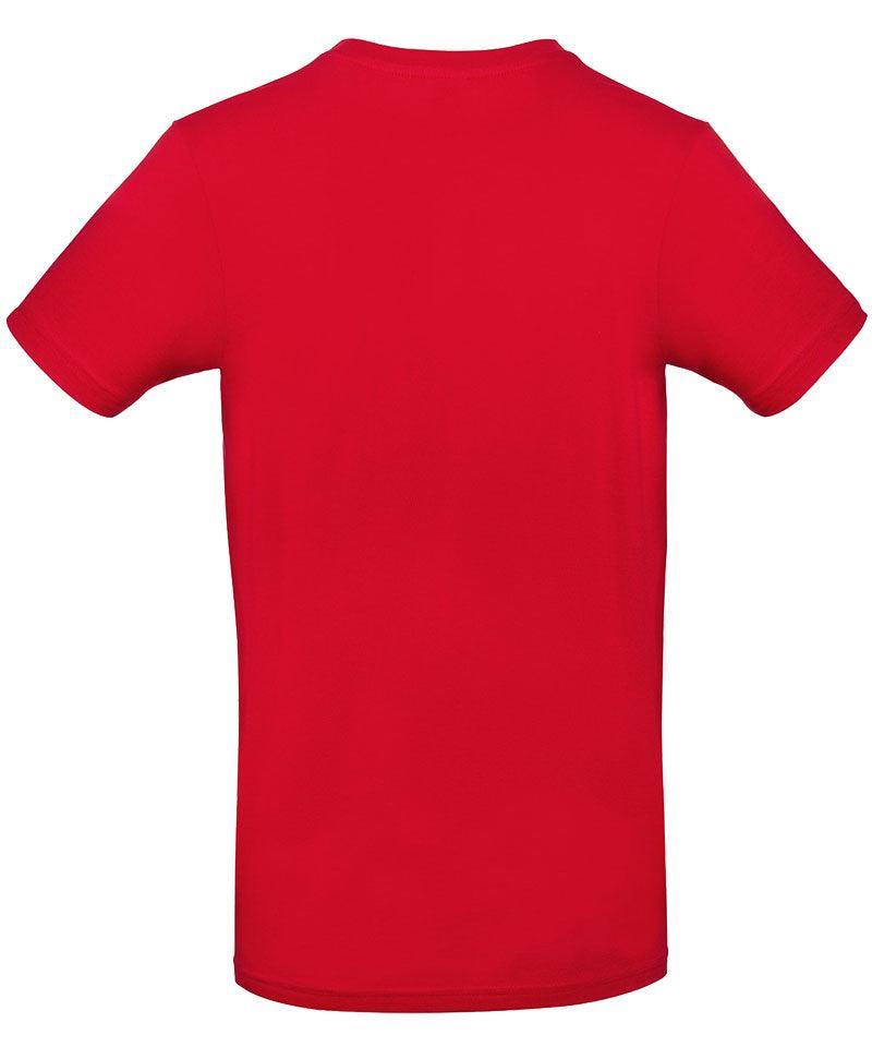 T-shirt pakket katoen 5 pack rood achterkant