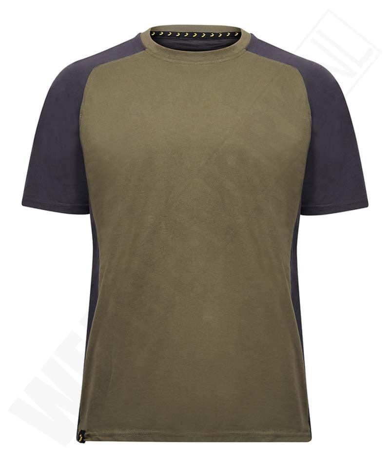 Safety Jogger T-shirt ronde hals Oak groen voorkant