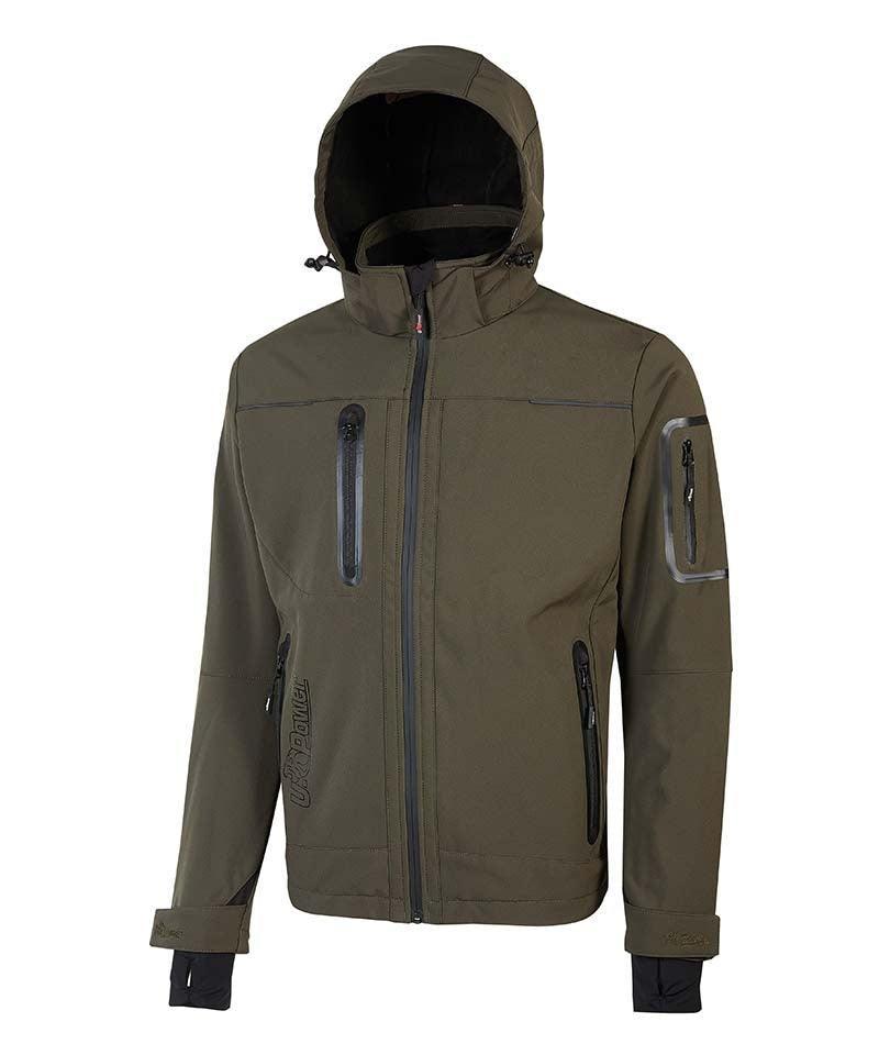 Softshell jas heren U-Power Space groen