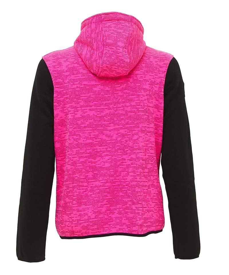 U-Power dames vest ey174 met capuchon Rainbow achterkant