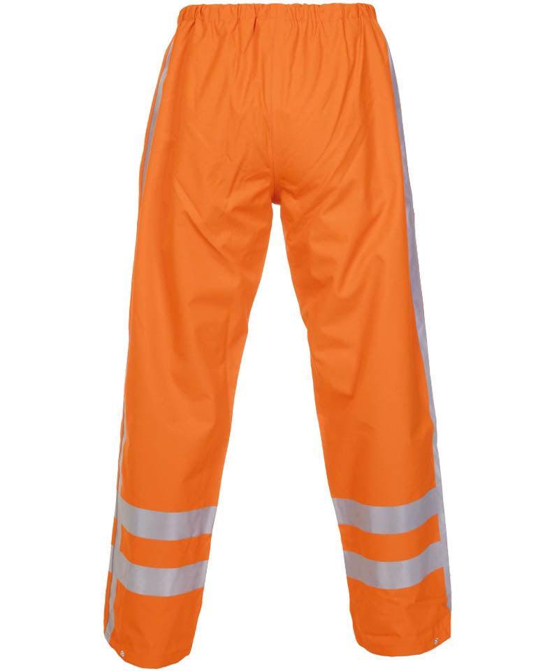 RWS regenbroek Hydrowear Ursum oranje achterkant