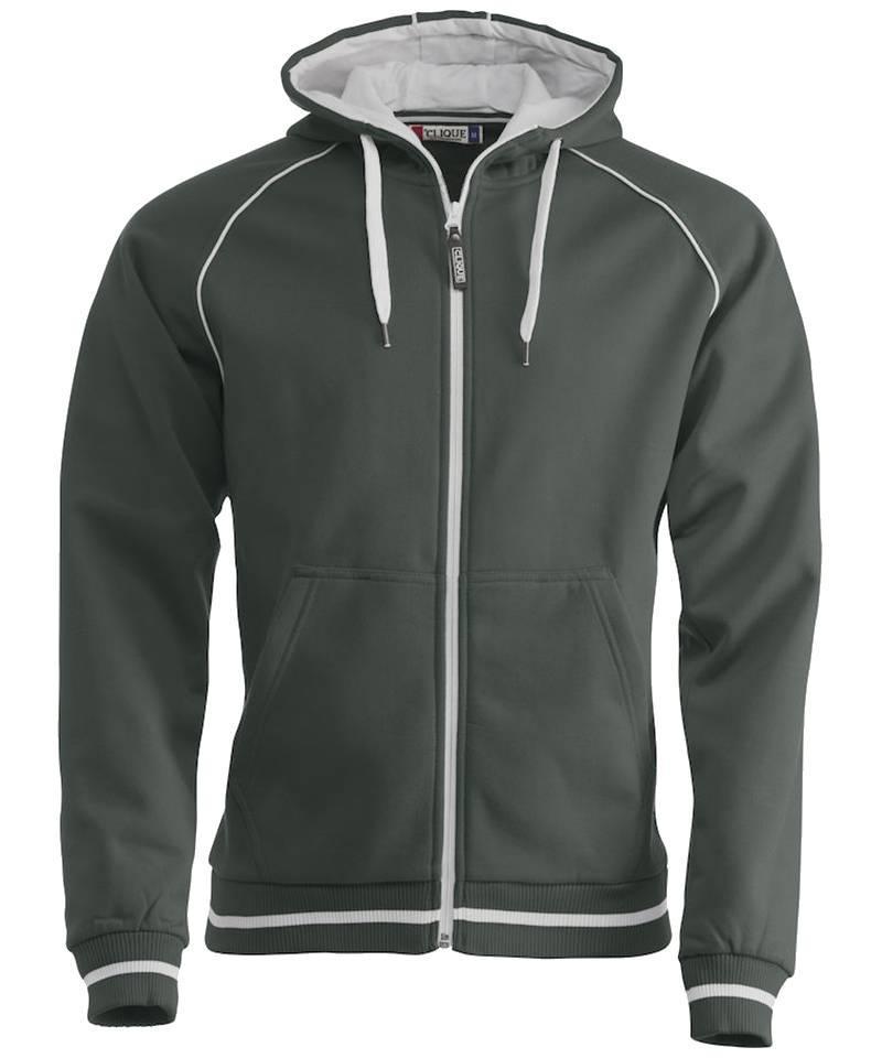 Clique vest met capuchon Gerry grijs