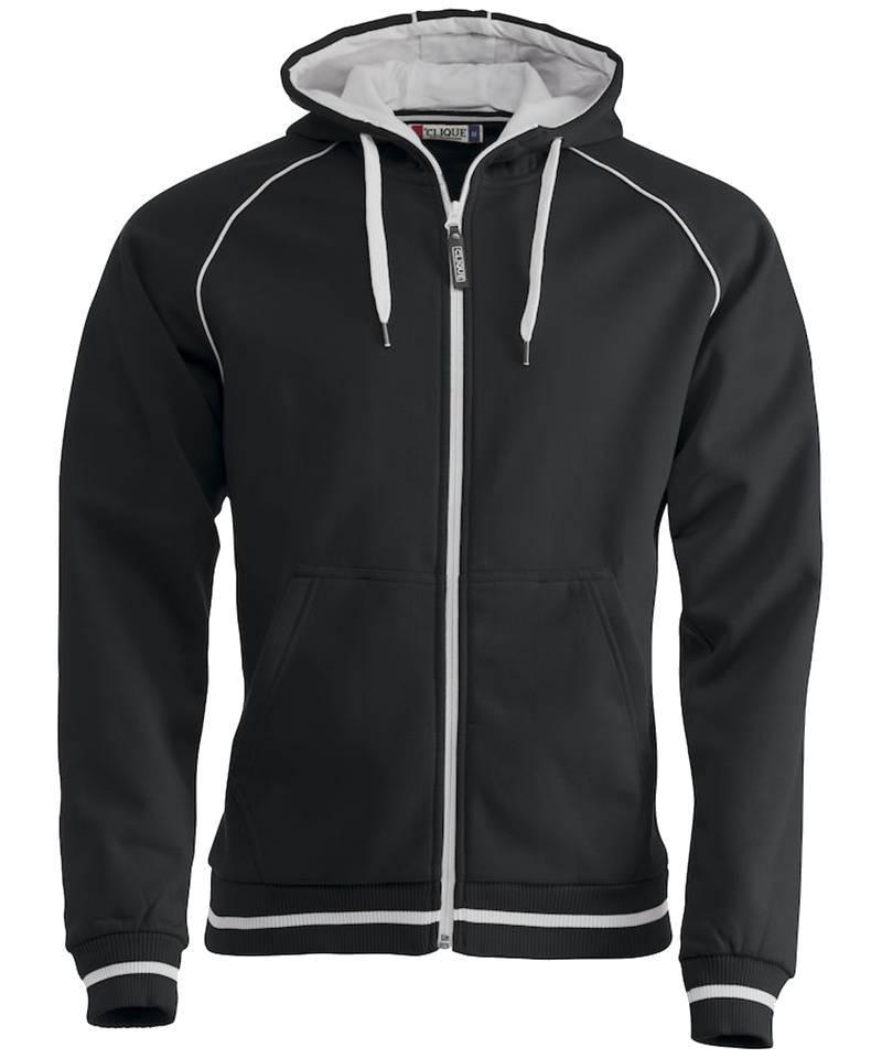 Clique vest met capuchon Gerry zwart