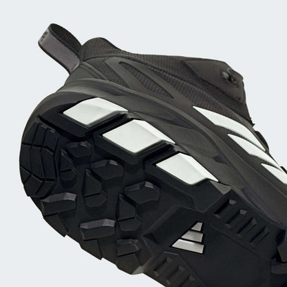 Adidas werkschoenen Gradix hoog S3S Zwart/Wit zool schuin