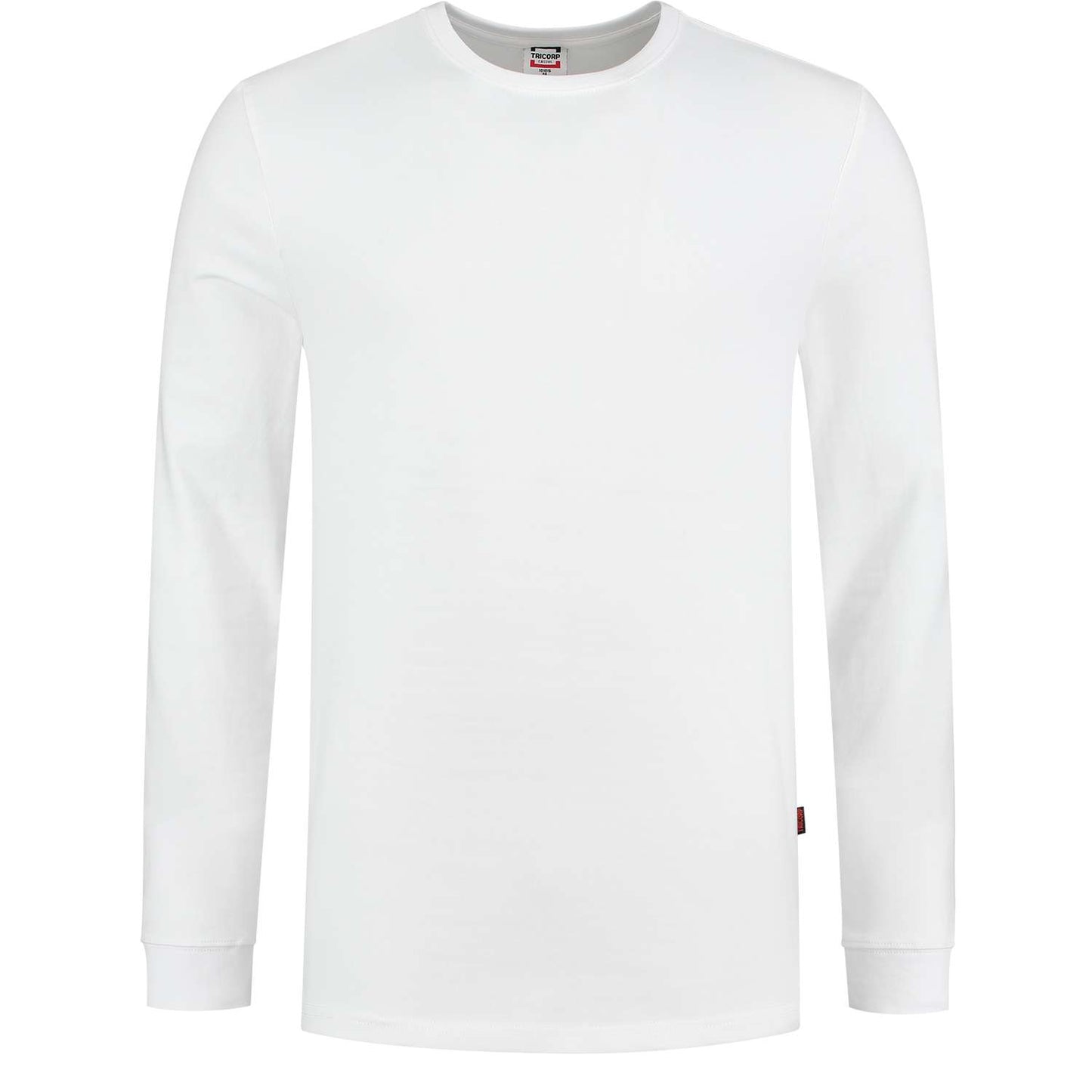 Tricorp T-shirt Lange Mouw 60°C Wasbaar 101015 Wit