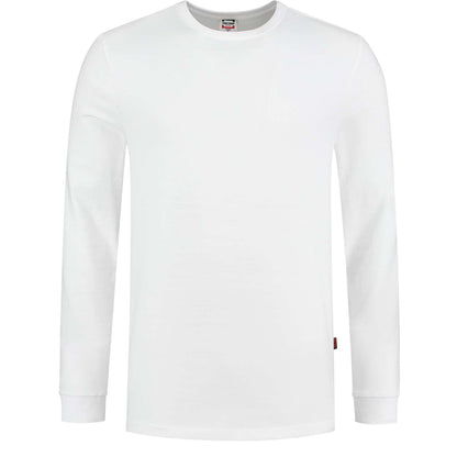 Tricorp T-shirt Lange Mouw 60°C Wasbaar 101015 Wit