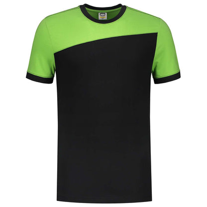 Tricorp T-shirt Bicolor Naden 102006 Zwart-Groen