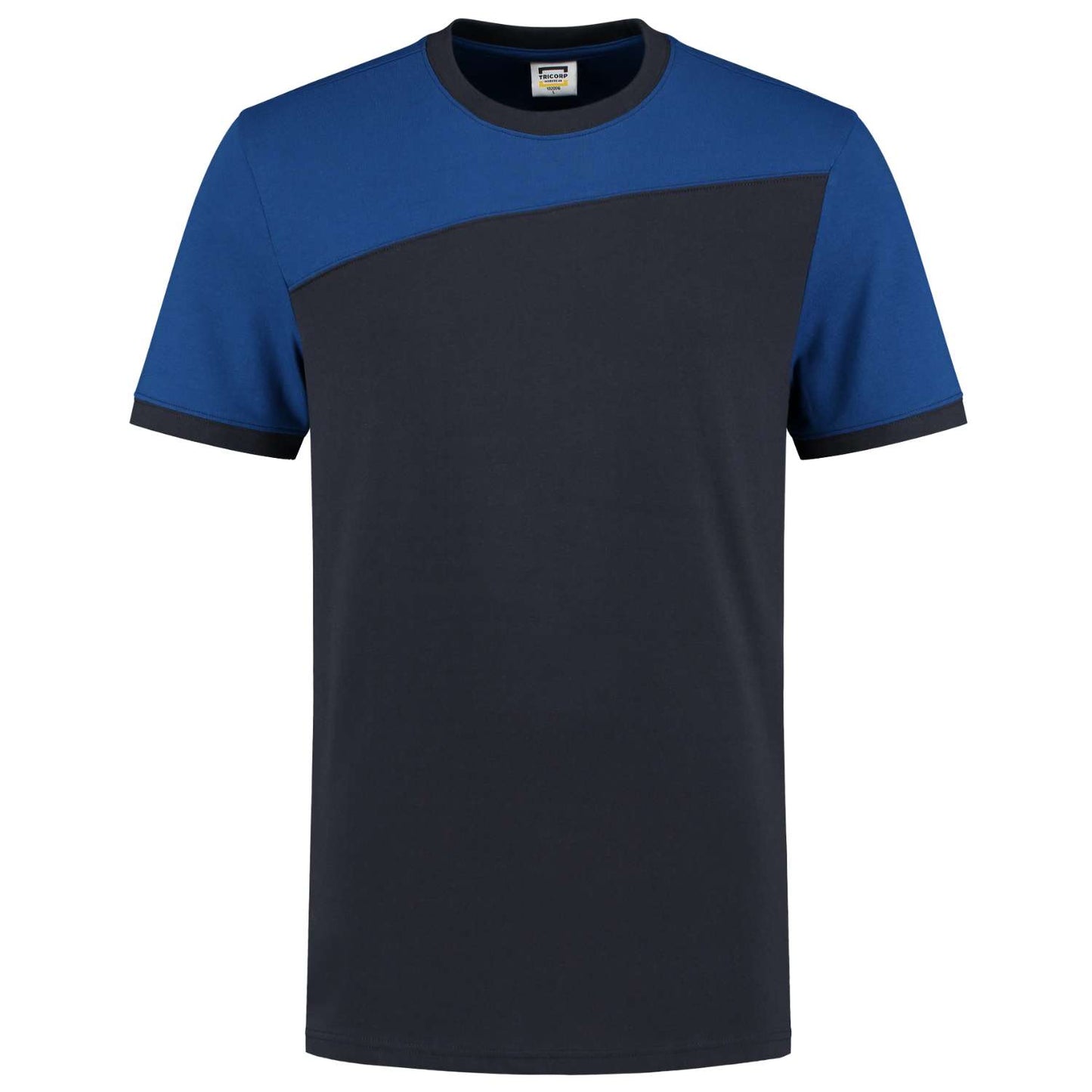 Tricorp T-shirt Bicolor Naden 102006 Navy-Kobaltblauw