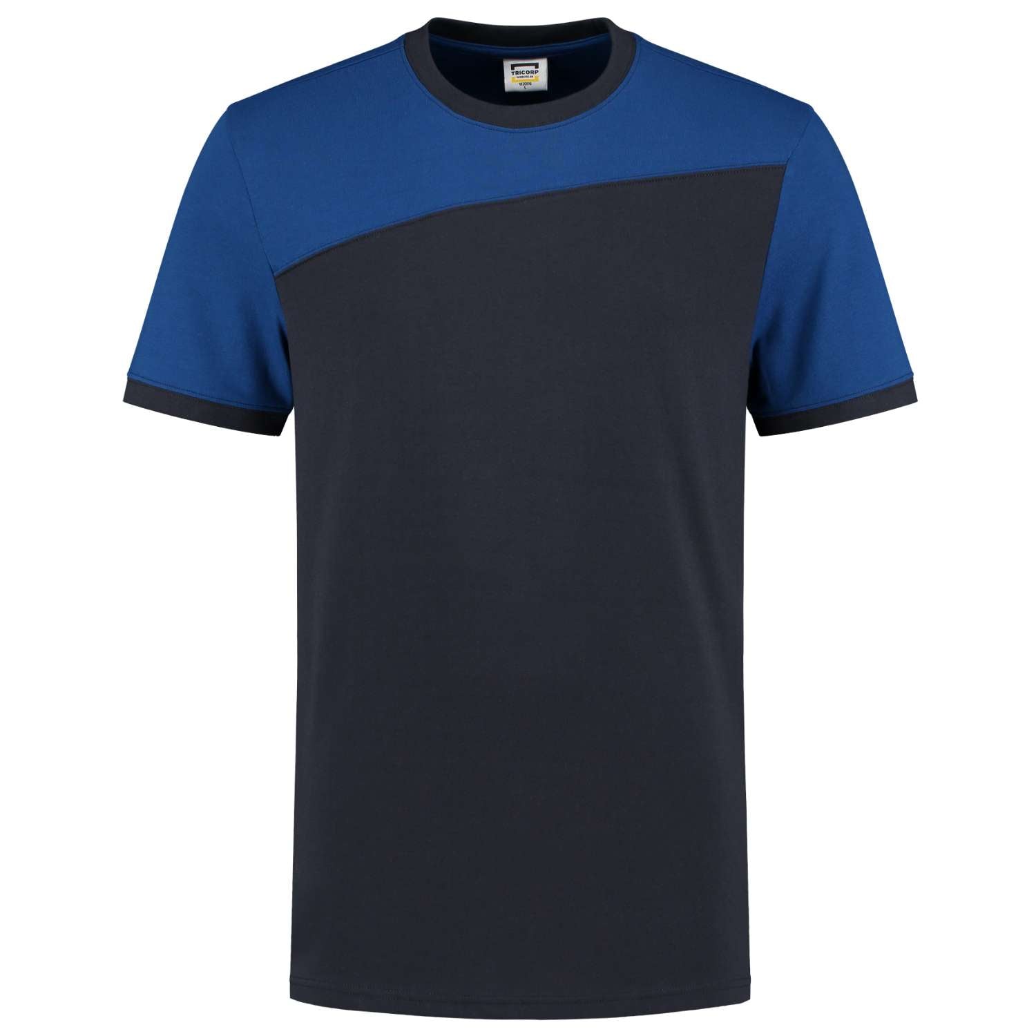 Tricorp T-shirt Bicolor Naden 102006 Navy-Kobaltblauw