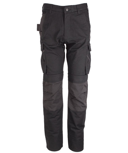 Carhartt stretch werkbroek 105072 zwart voorkant