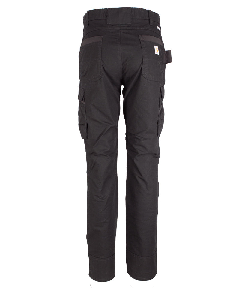 Carhartt stretch werkbroek 105072 zwart achterkant