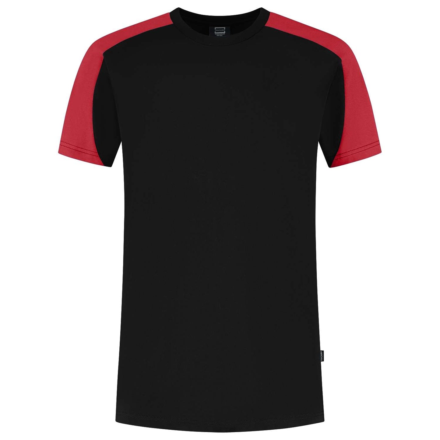Tricorp T-shirt Bicolor Redefined 106106 Zwart-Rood