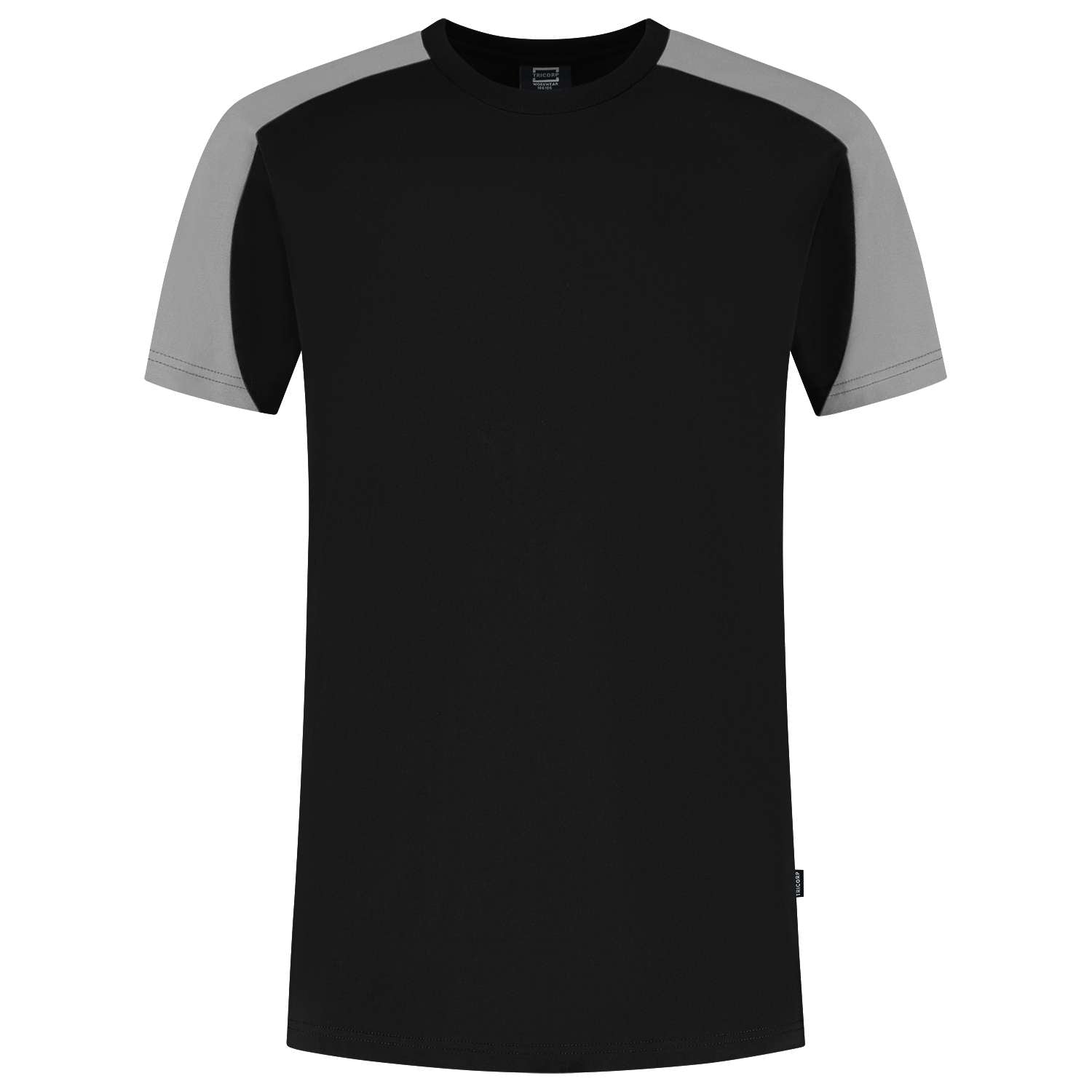 Tricorp T-shirt Bicolor Redefined 106106 Zwart-Grijs