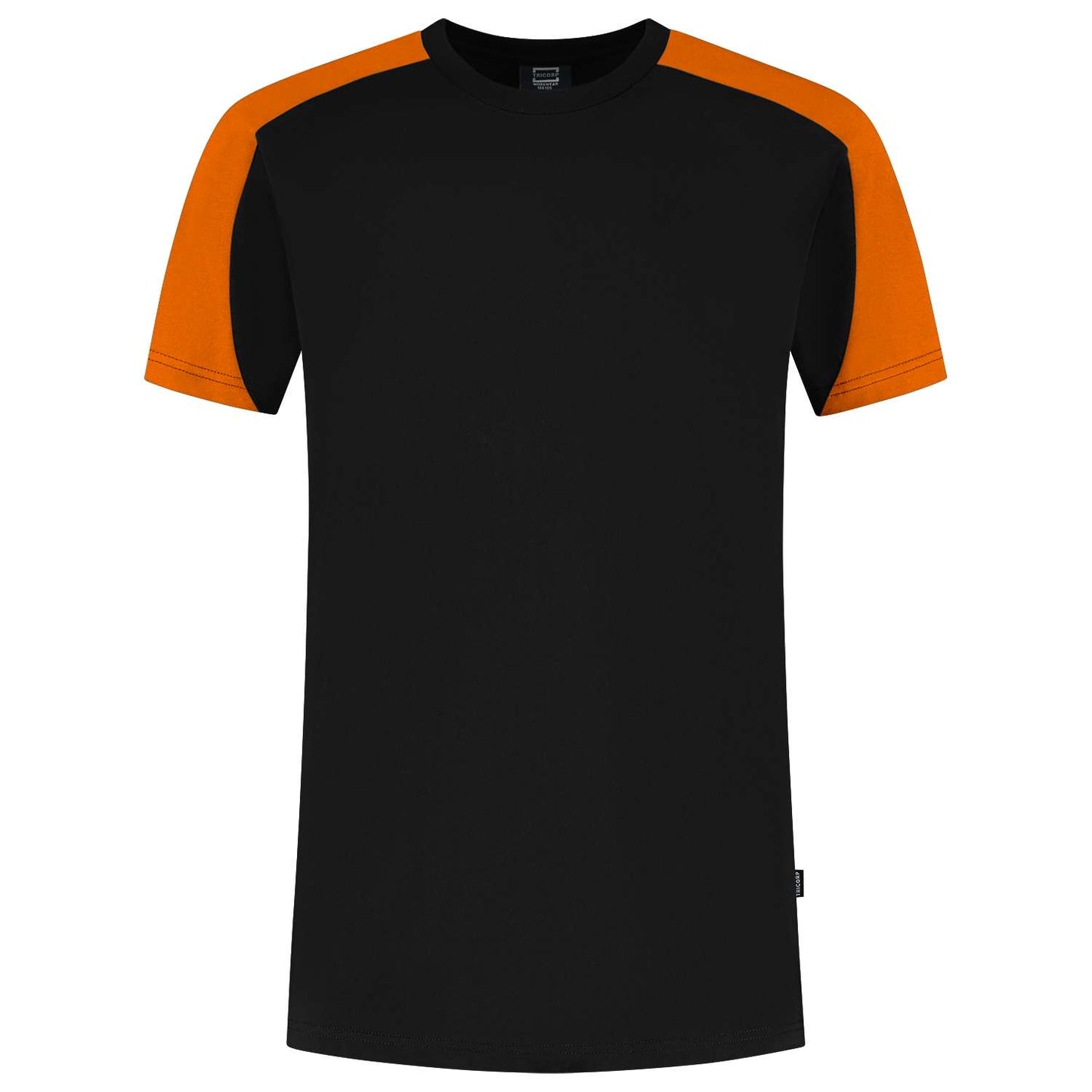 Tricorp T-shirt Bicolor Redefined 106106 Zwart-Oranje