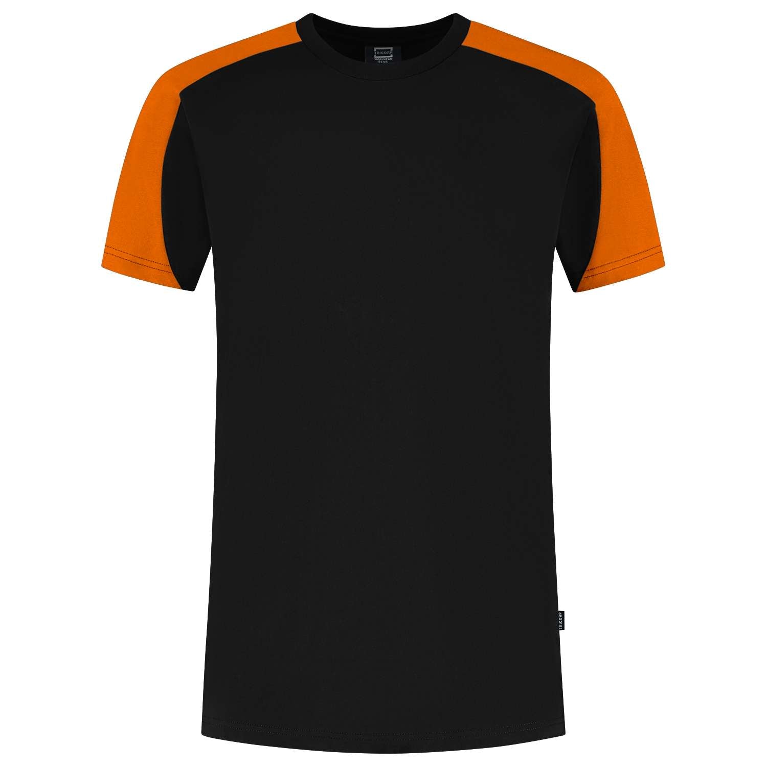 Tricorp T-shirt Bicolor Redefined 106106 Zwart-Oranje