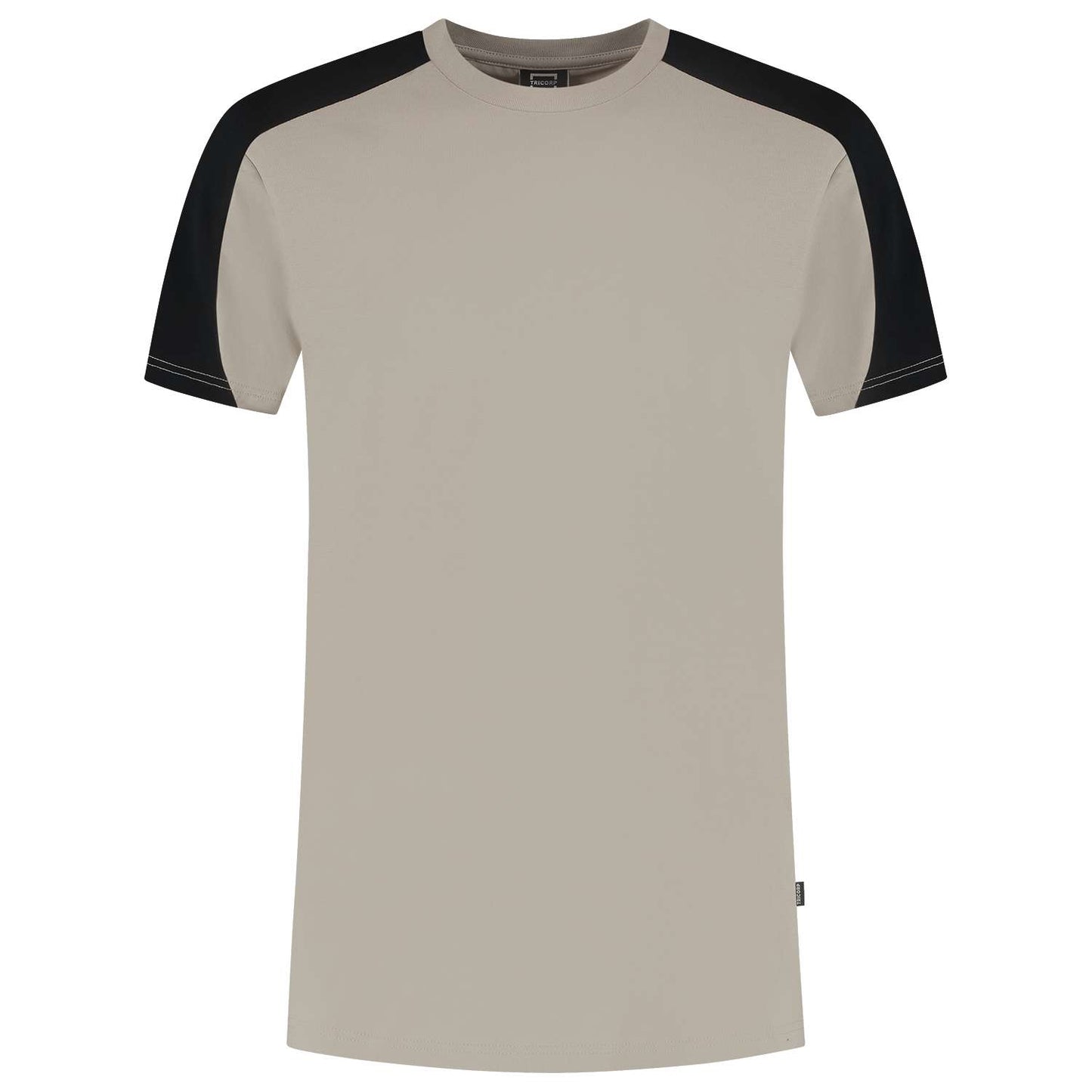 Tricorp T-shirt Bicolor Redefined 106106 Khaky-Zwart