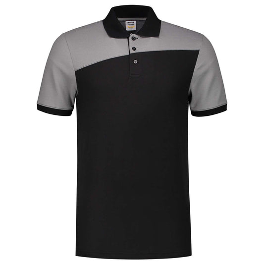 Tricorp Poloshirt Bicolor Naden 202006 Zwart-Grijs