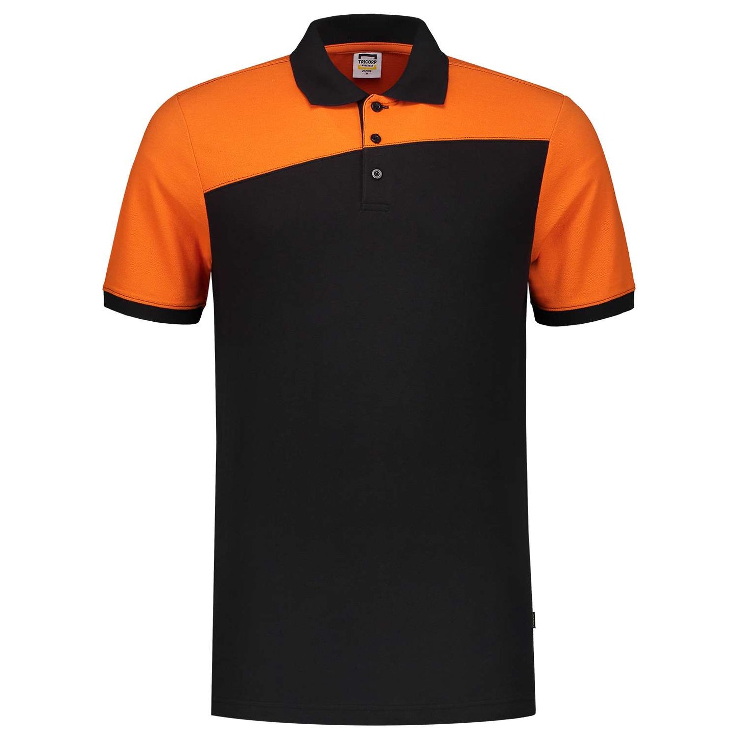 Tricorp Poloshirt Bicolor Naden 202006 Zwart-Oranje