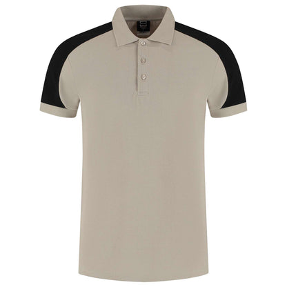 Tricorp Poloshirt Bicolor Redefined 206106 Khaky-Zwart