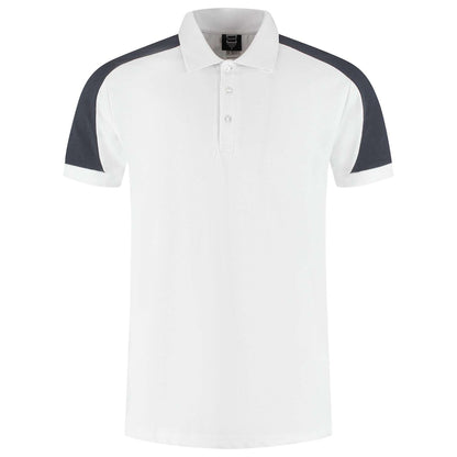 Tricorp Poloshirt Bicolor Redefined 206106 Wit-Grijs