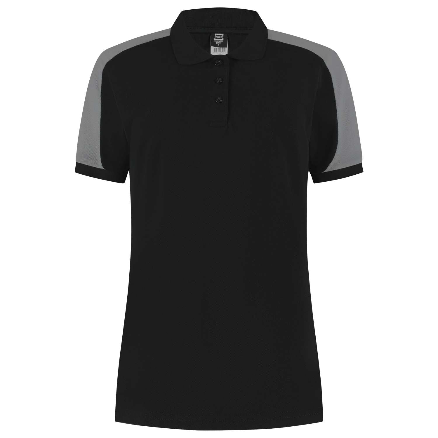 Tricorp Poloshirt Bicolor Redefined Dames 206108 Zwart-Grijs