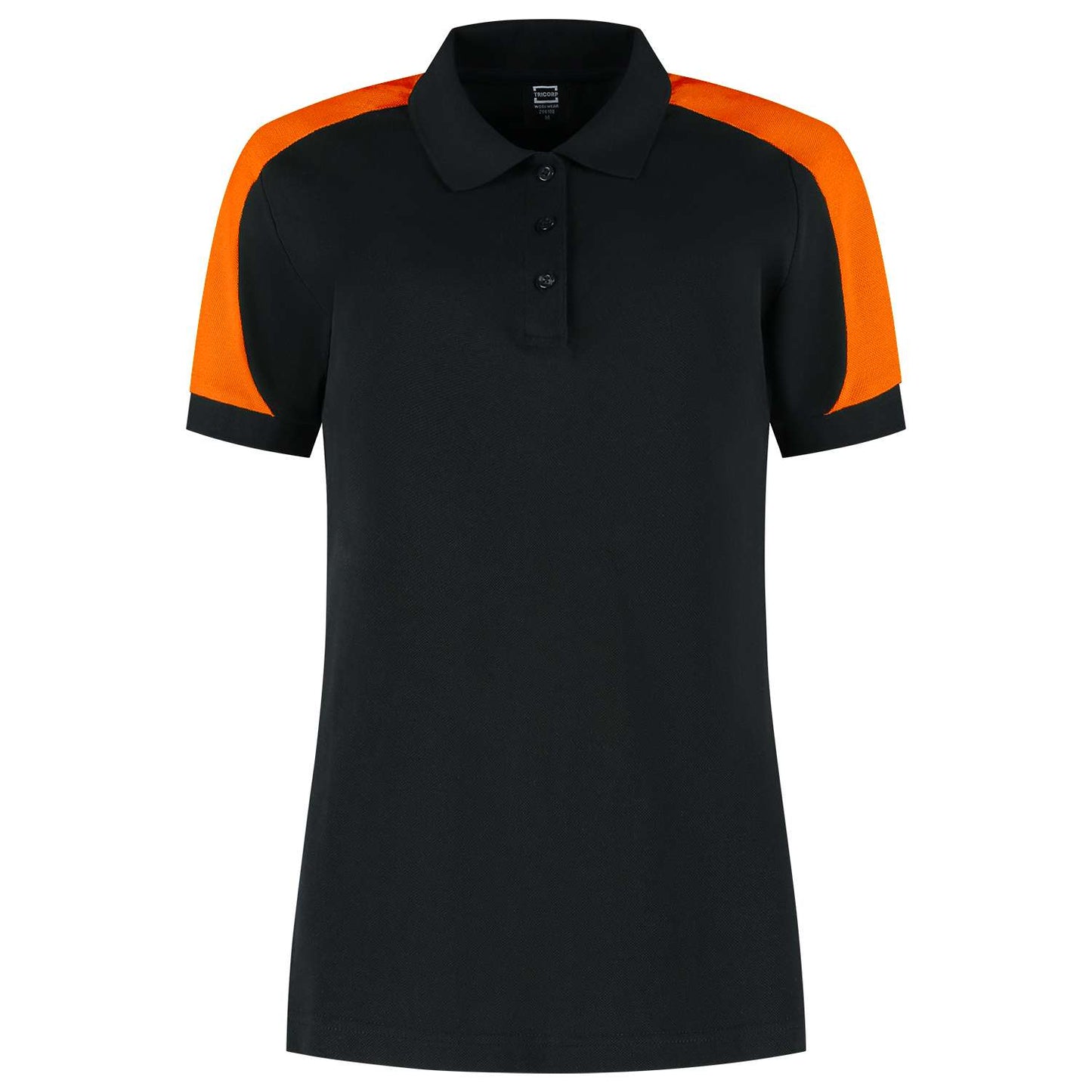 Tricorp Poloshirt Bicolor Redefined Dames 206108 Zwart-Oranje