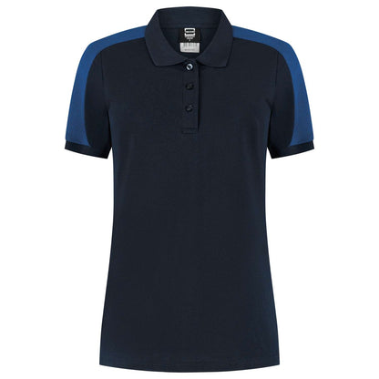 Tricorp Poloshirt Bicolor Redefined Dames 206108 Navy-Blauw
