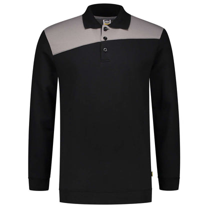 Tricorp Polosweater Bicolor Naden 302004 Zwart-Grijs