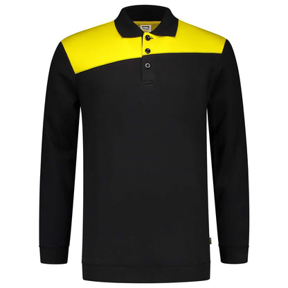Tricorp Polosweater Bicolor Naden 302004 Zwart-Geel