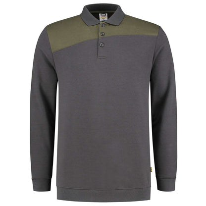 Tricorp Polosweater Bicolor Naden 302004 Grijs-Groen
