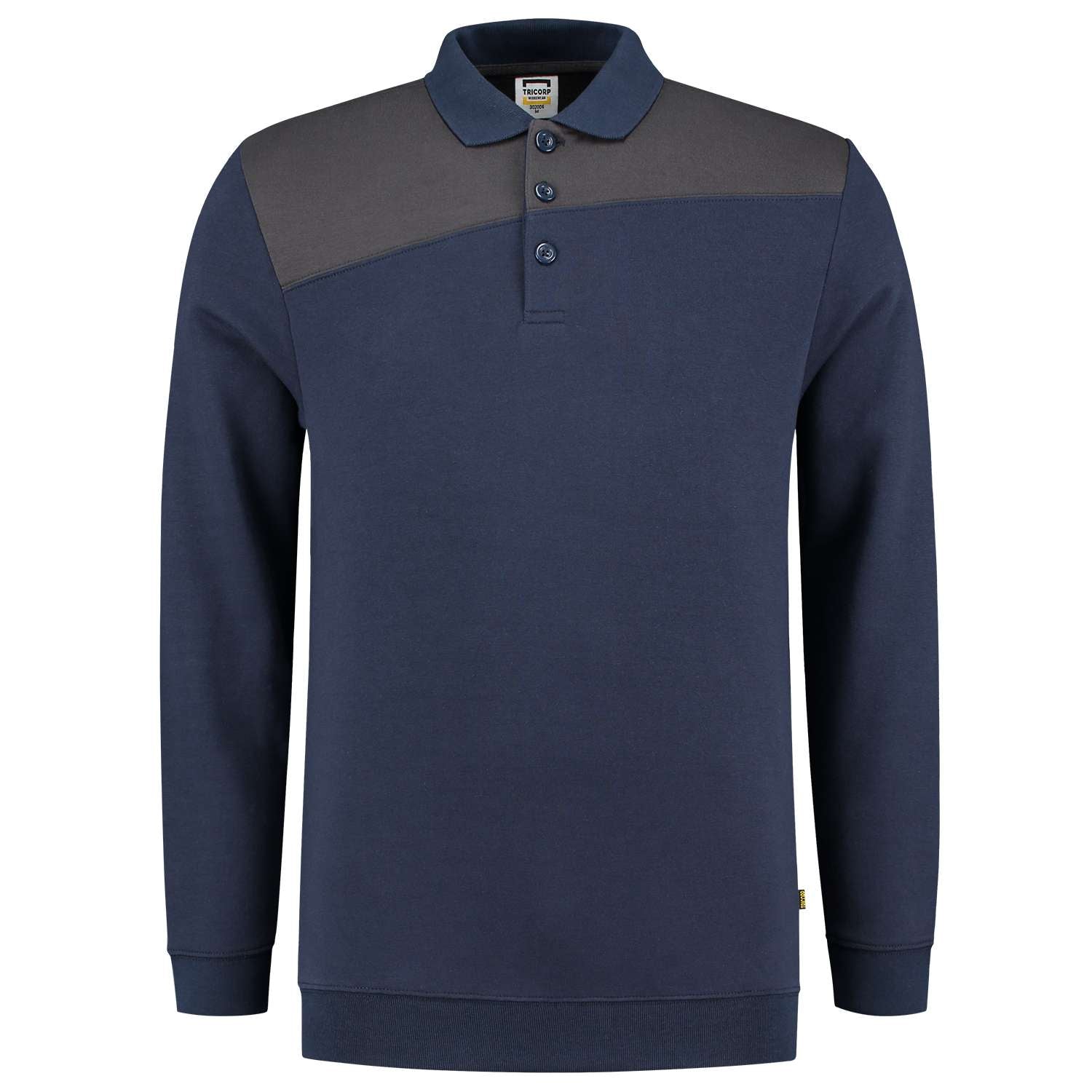 Tricorp Polosweater Bicolor Naden 302004 Navy-Grijs