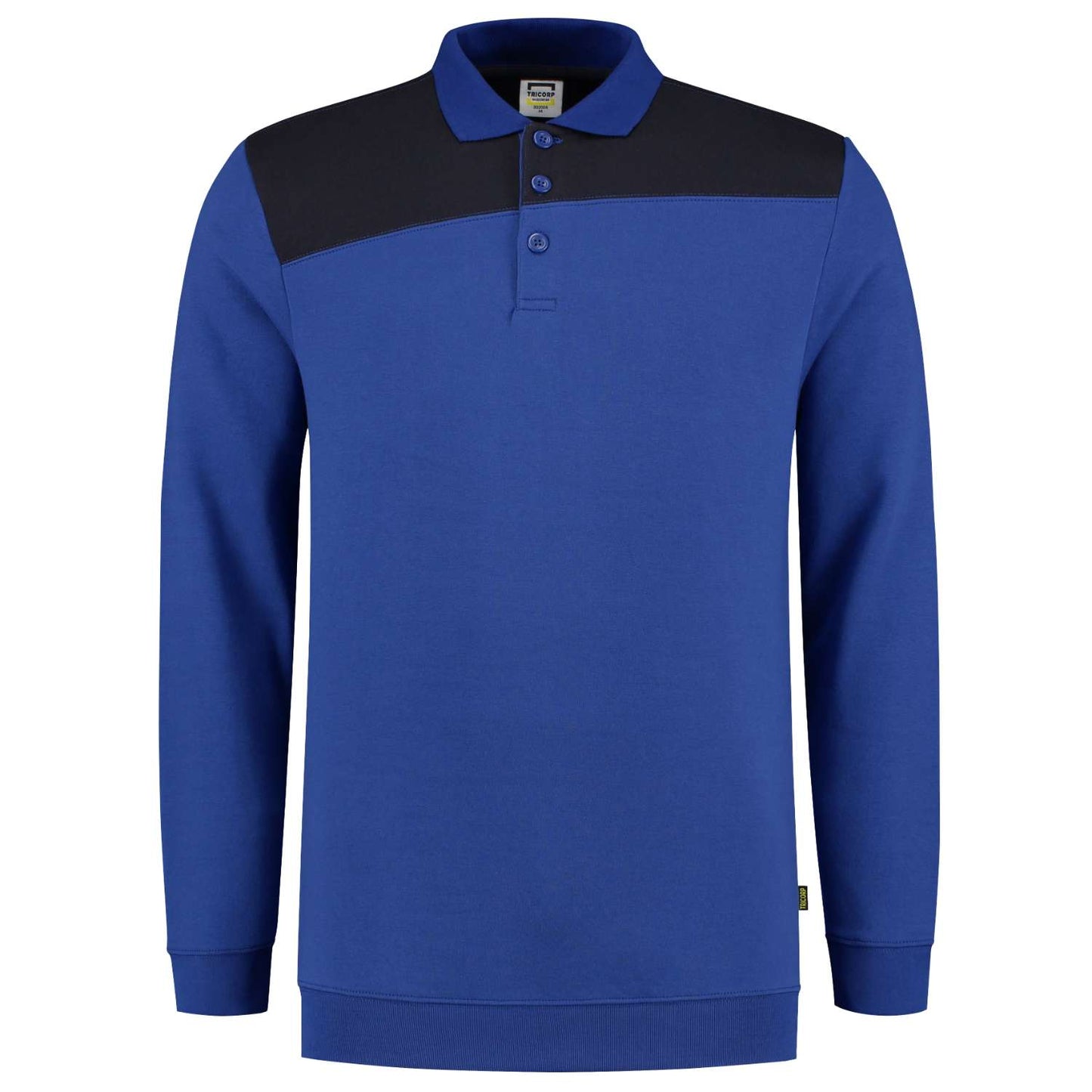 Tricorp Polosweater Bicolor Naden 302004 Kobaltblauw-Navy