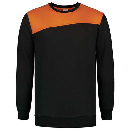 Tricorp Sweater Bicolor Naden 302013 Zwart-Oranje