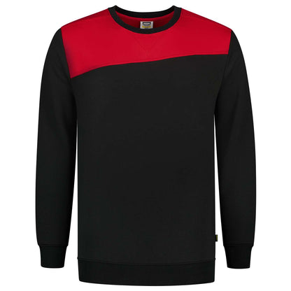 Tricorp Sweater Bicolor Naden 302013 Zwart-Rood
