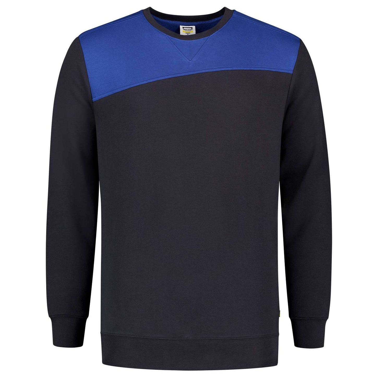 Tricorp Sweater Bicolor Naden 302013 Navy-Kobaltblauw