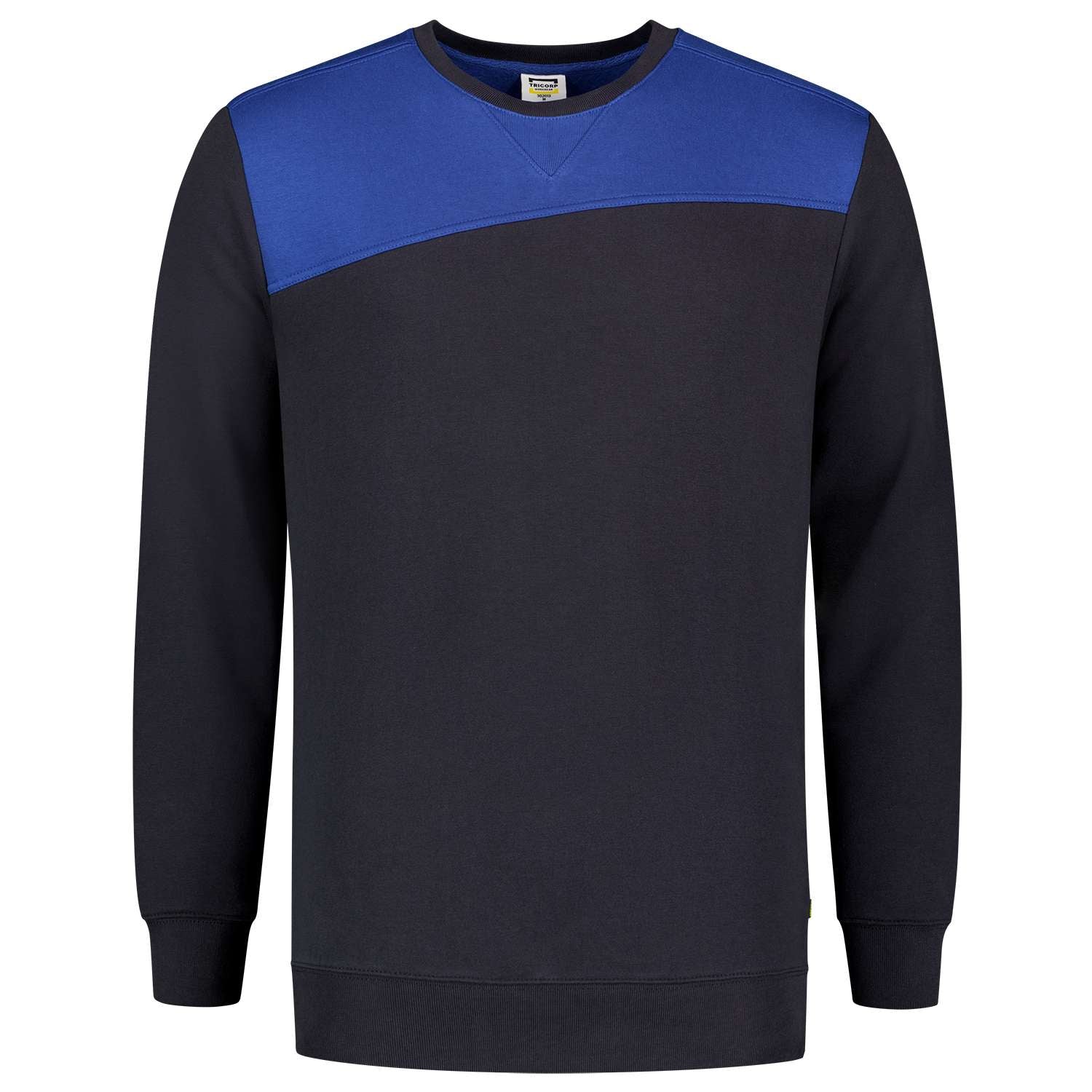 Tricorp Sweater Bicolor Naden 302013 Navy-Kobaltblauw