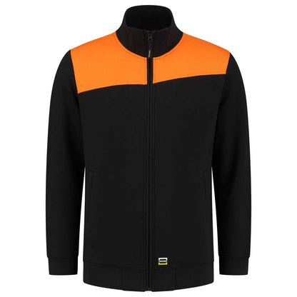 Tricorp Sweatvest Bicolor Naden 302014 Zwart-Oranje