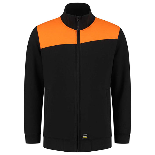 Tricorp Sweatvest Bicolor Naden 302014 Zwart-Oranje