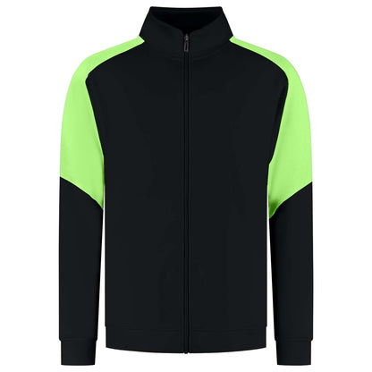 Tricorp Sweatvest Bicolor Redefined 306108 Zwart-Groen