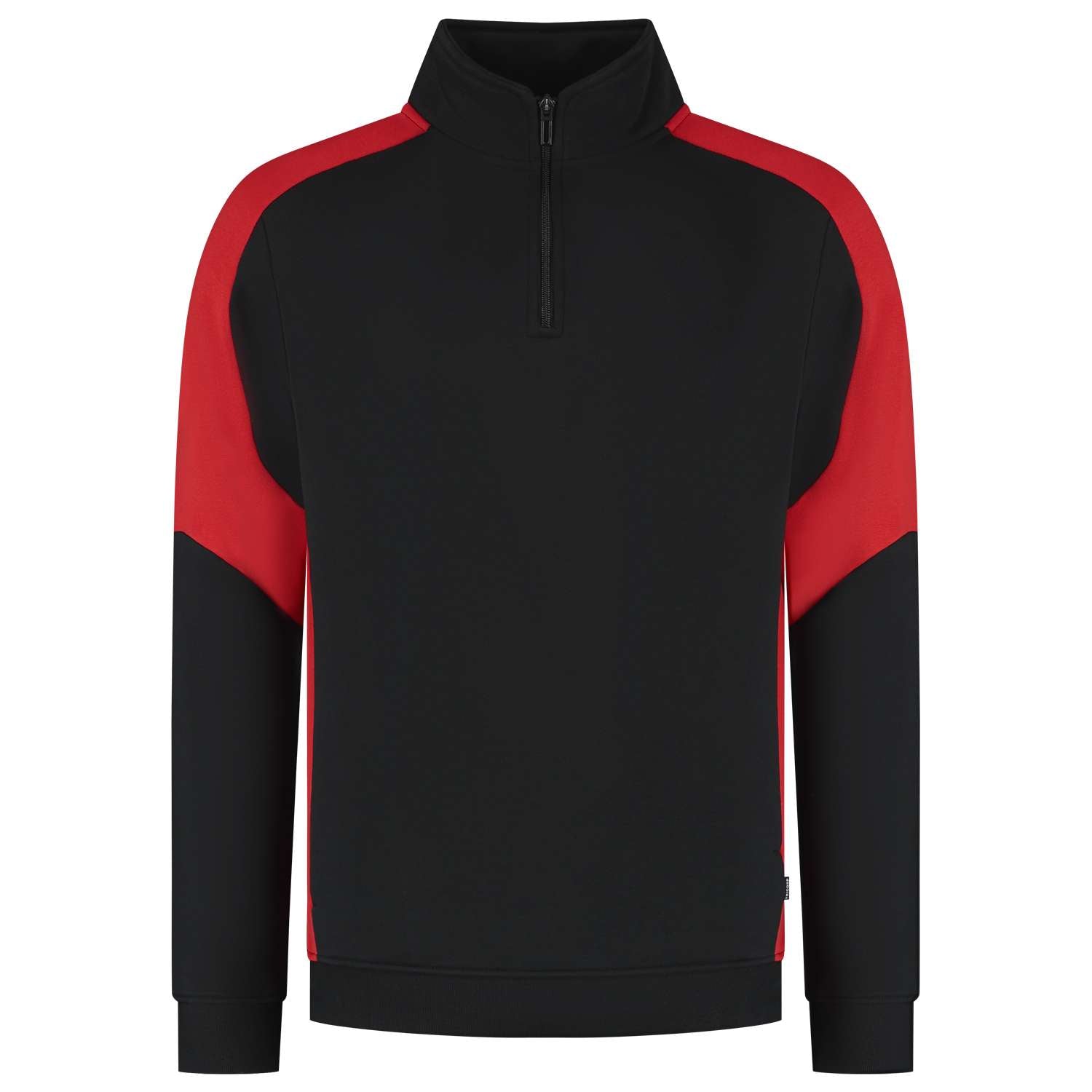 Tricorp Zip Sweater Bicolor Redefined 306111 Zwart-Rood