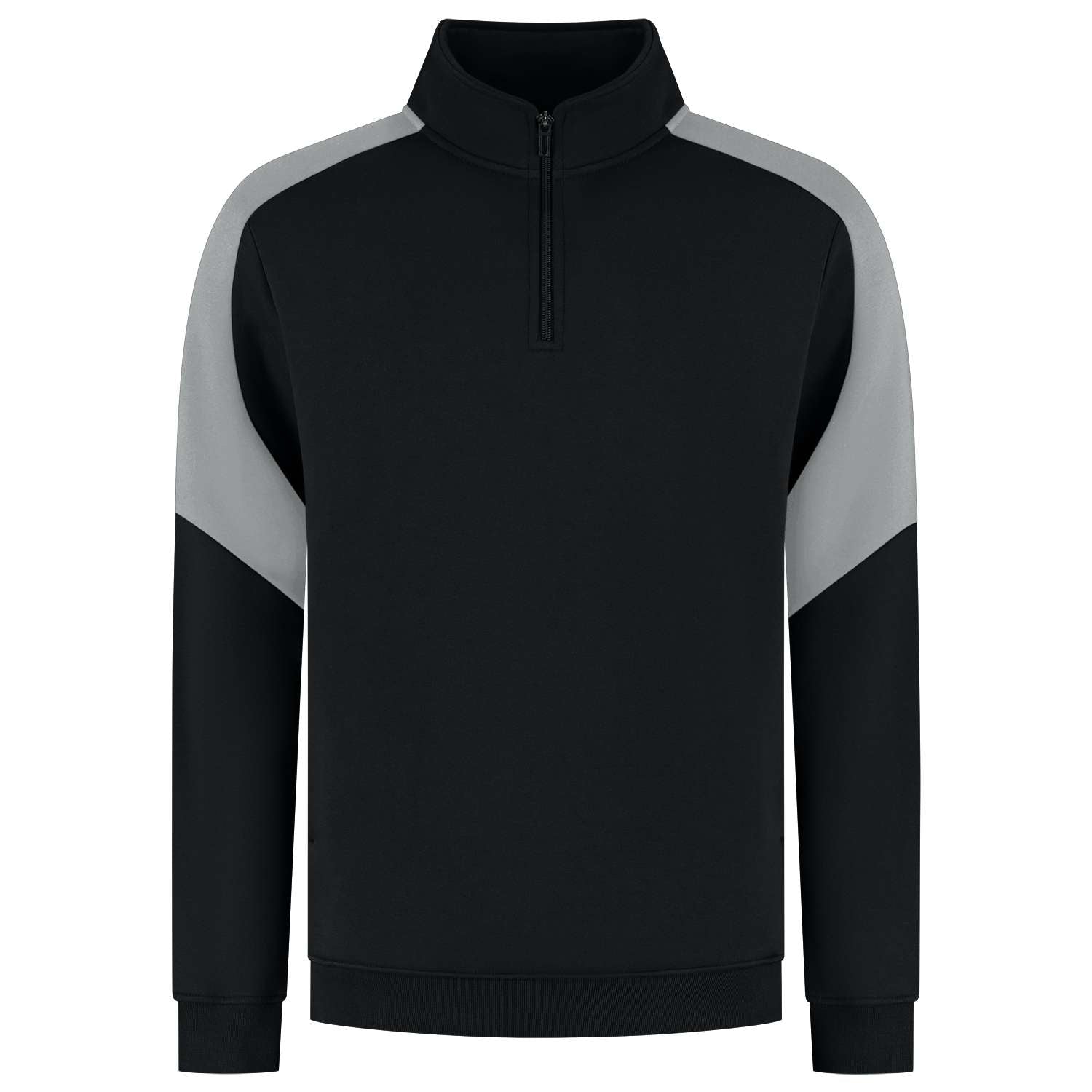 Tricorp Zip Sweater Bicolor Redefined 306111 Zwart-Grijs
