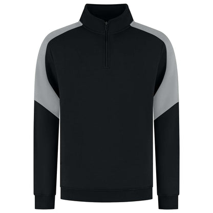 Tricorp Zip Sweater Bicolor Redefined 306111 Zwart-Grijs