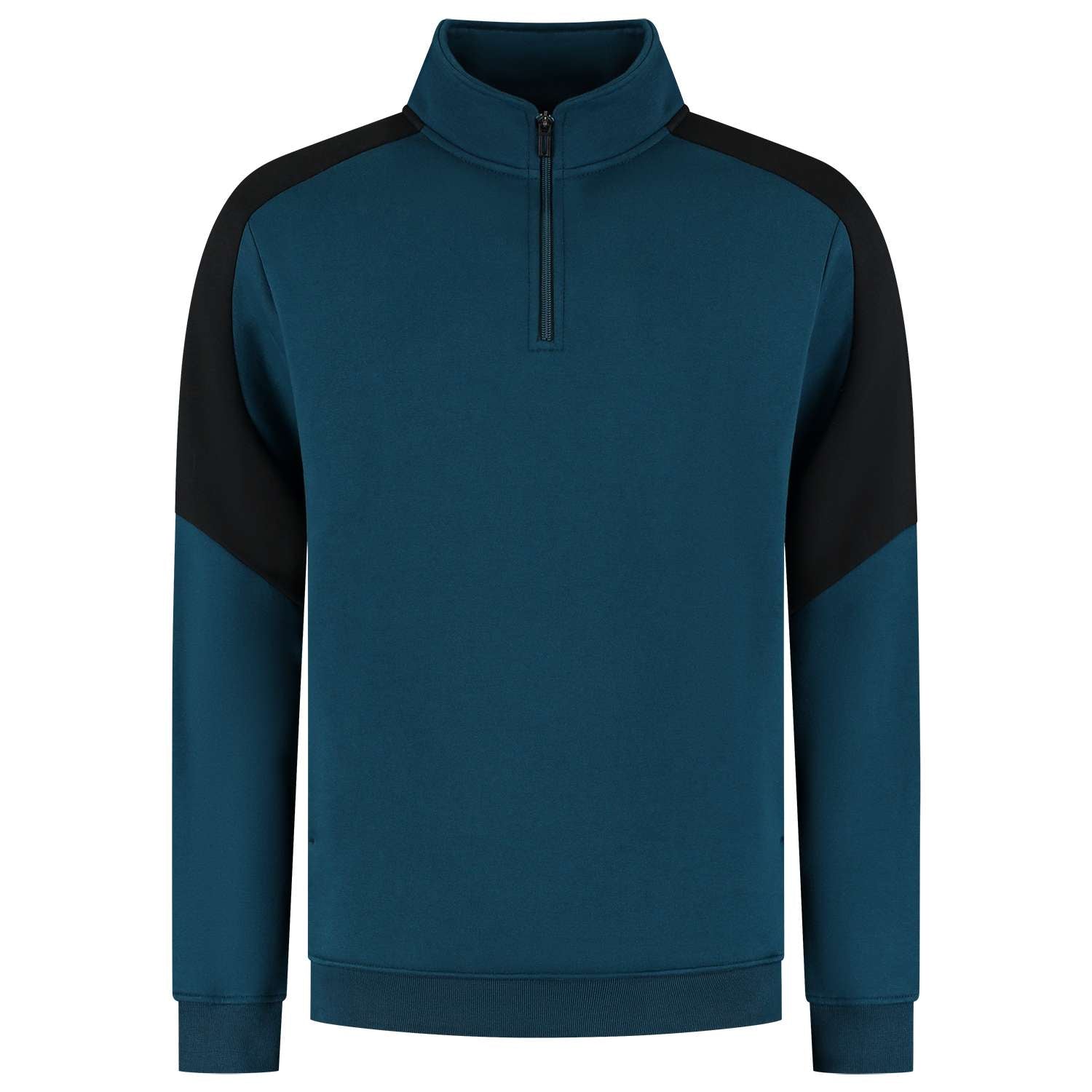 Tricorp Zip Sweater Bicolor Redefined 306111 Navy-Zwart