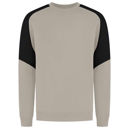 Tricorp Sweater Bicolor Redefined 306112 Khaky-Zwart