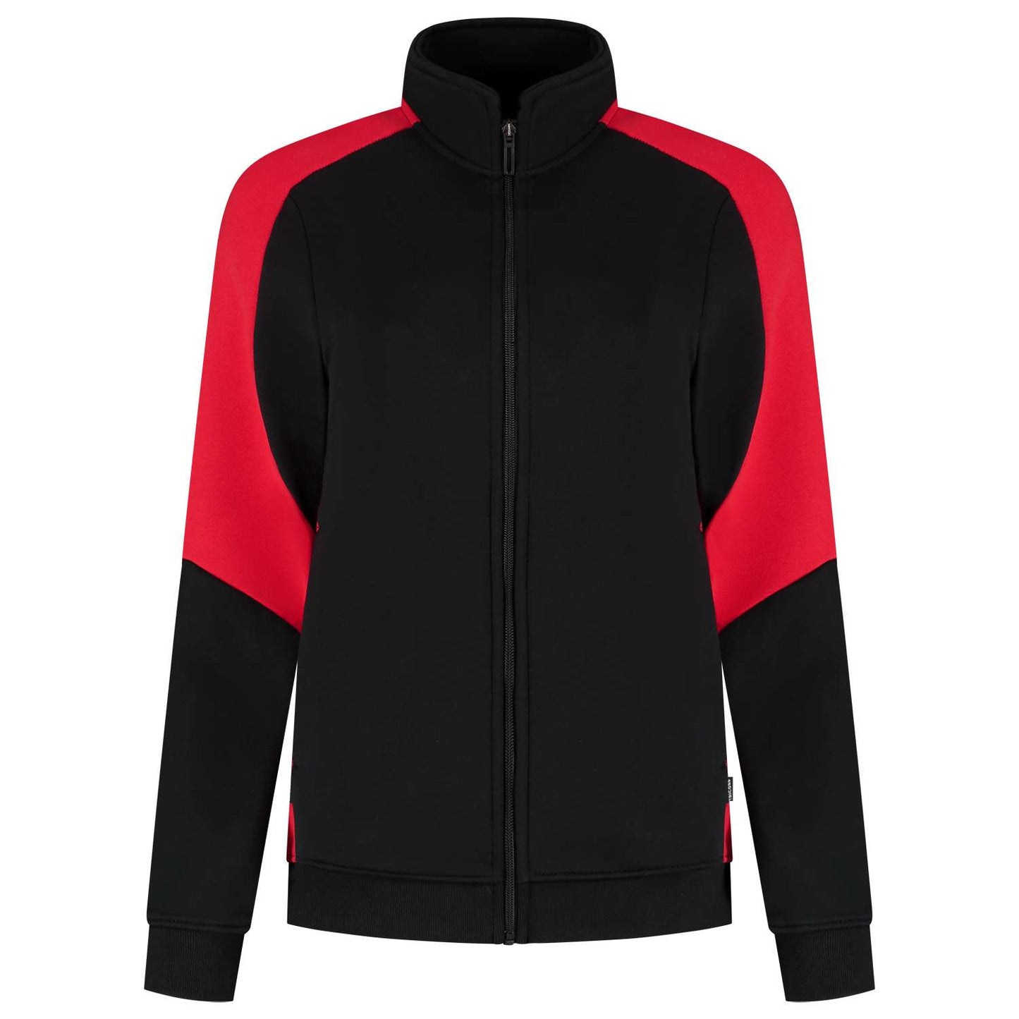 Tricorp Sweatvest Bicolor Redefined Dames 306122 Zwart-Rood