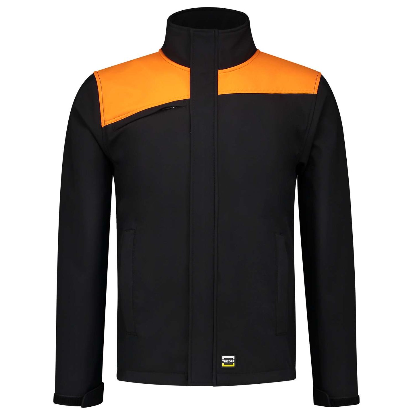 Tricorp Softshell Bicolor Naden 402021 Zwart-Oranje
