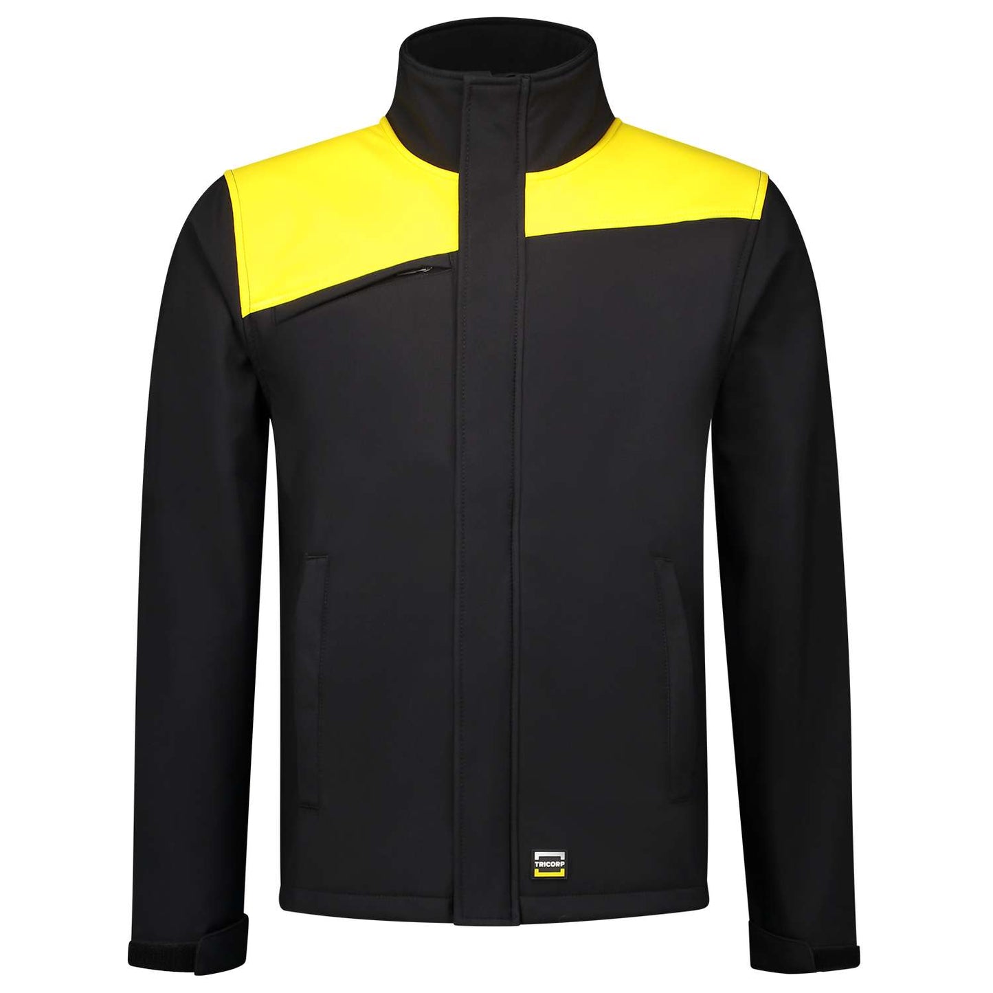 Tricorp Softshell Bicolor Naden 402021 Zwart-Geel